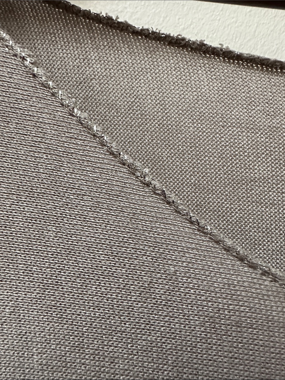 Italian Relaxed Scoop Neck Pullover in Taupe - Picture 4 of 8